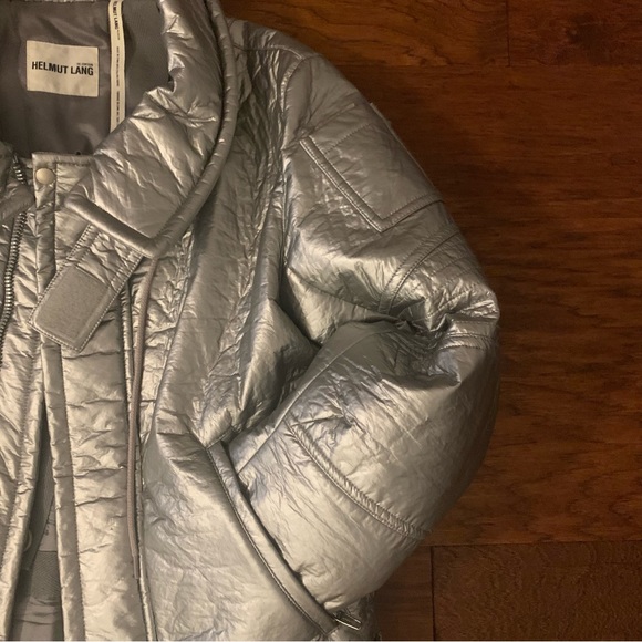 HELMUT LANG Silver Astro Jacket | Size XS - Picture 2 of 10